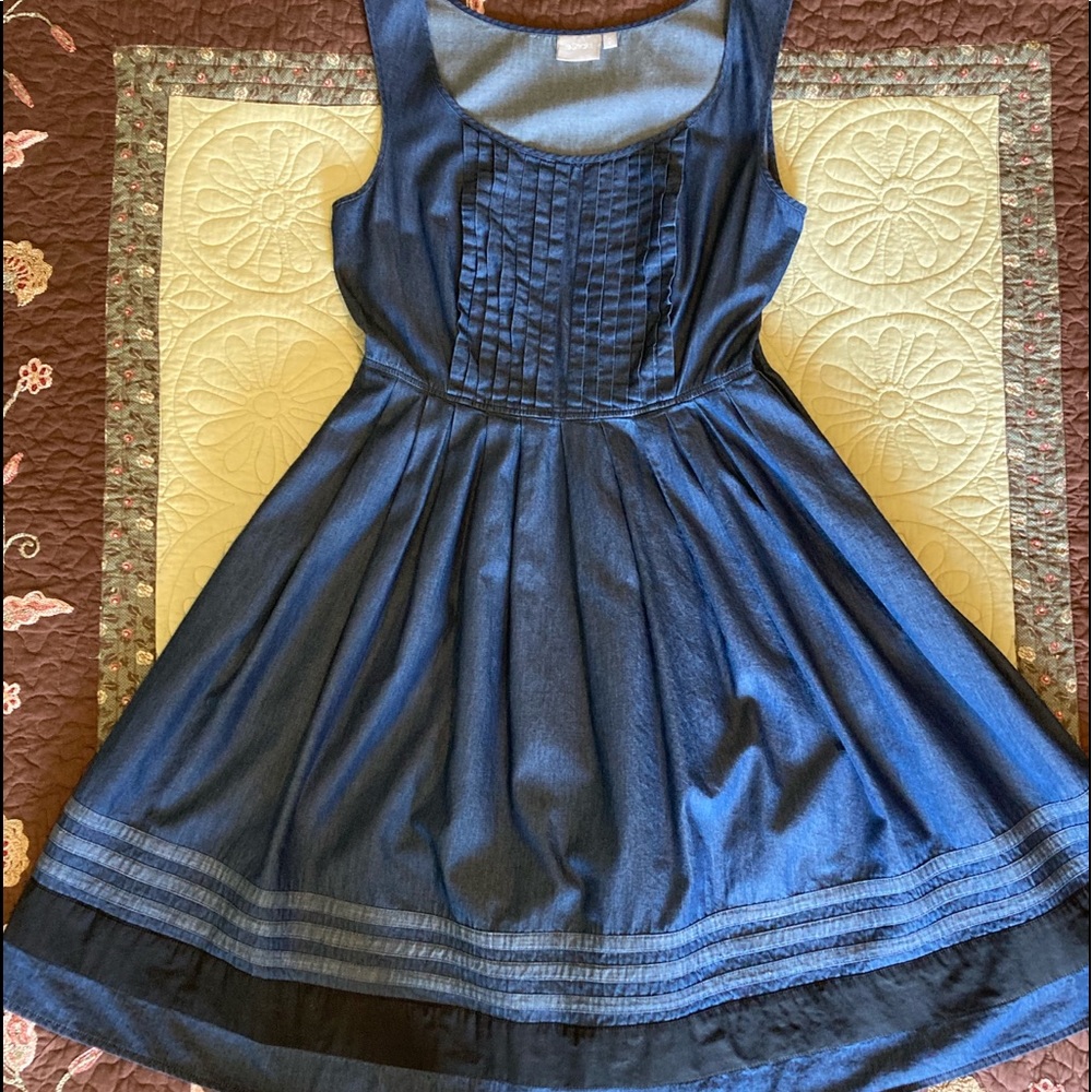 Lightweight denim dress